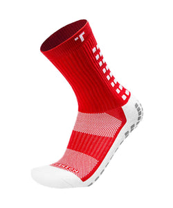 TRUsox® 3.0 Mid-Calf Cushioned SCARLET RED #2050